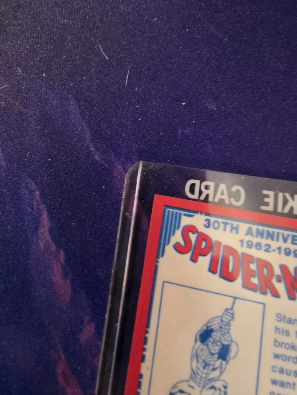 1992 Spider-Man 30th Anniversary Card Stan The Man Holographic Holo Comic
